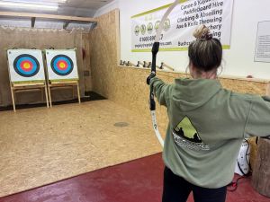 Indoor Archery Lady