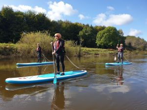 Paddle Boarding on the Wye.