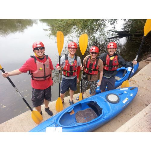 A self guided kayak hire group